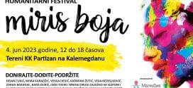 Humanitarni festival MIRIS BOJA 4.juna na terenima KK Partizan na Kalemegdanu